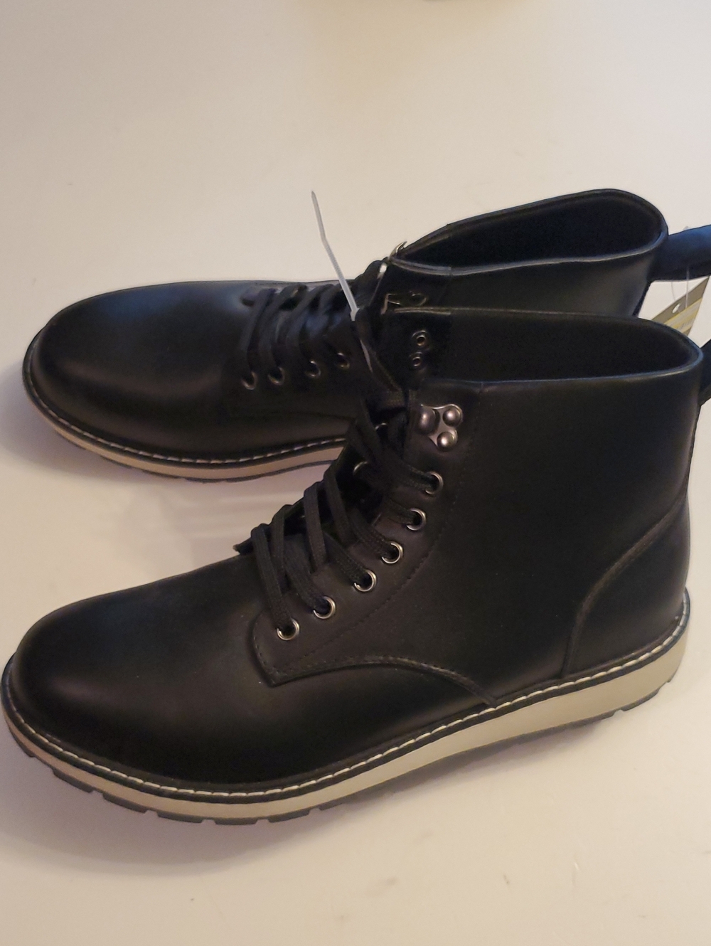 Men's Black Goodfellow&co Lace-Up  Boots - Classic Urban Style